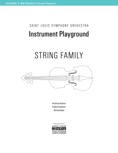 string family - St. Louis Symphony Orchestra