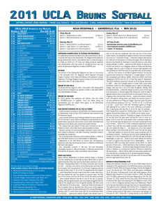 2011 ucla bruins softball