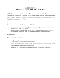 1102 Lab 1 Calorimetry