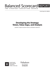 Developing the Strategy: Vision, Value Gaps, and Analysis