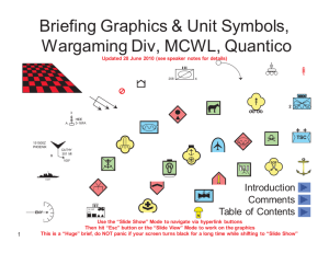 Briefing Graphics and Tactical Symbols