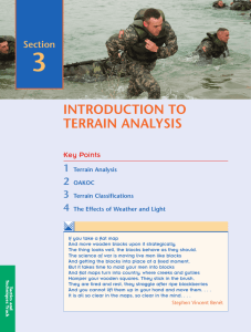 INTRODUCTION TO TERRAIN ANALYSIS