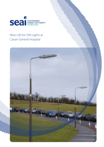New Life for Old Lights at Cavan General Hospital