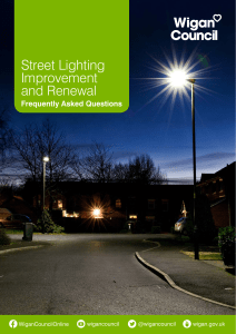 Street lighting improvement and renewal FAQ
