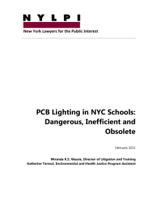 PCB Lighting in NYC Schools - New York Lawyers for the Public