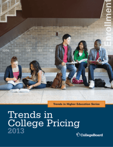 College Board Trends in College Pricing 2013