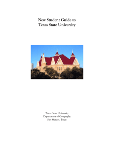 Guide to Texas State University