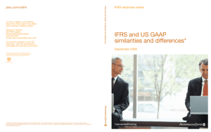 NY-09-0155 US GAAP and IFRS Similarities and differences