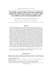 Structurally complex habitat and sensory adaptations mediate the