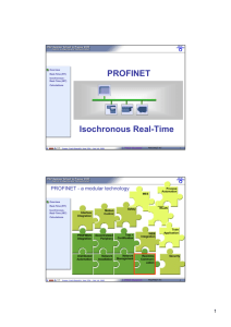 PROFINET Isochronous Real-Time