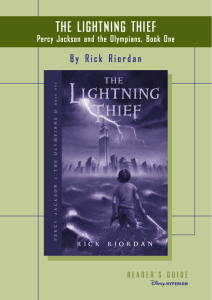 the lightning thief - Percy Jackson and the Olympians