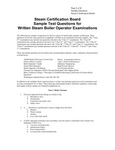 Sample Test Questions - Bates Technical College