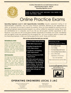 Online Practice Exams - Operating Engineers Local #3