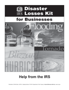 IRS Disaster Loss Toolkit for Businesses
