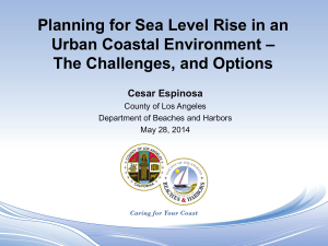 Cesar Espinosa-Planning for Sea Level Rise in an Urban Coastal