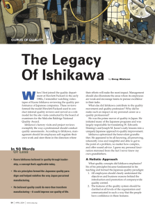 The Legacy of ishikawa
