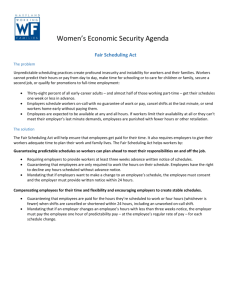 Women's Economic Security Agenda