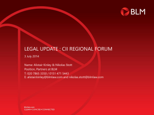 legal update - The Chartered Insurance Institute