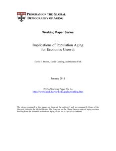 Implications of Population Aging for Economic Growth