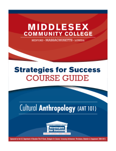 Cultural Anthropology - Middlesex Community College