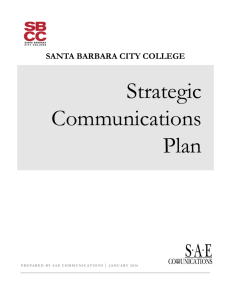 SBCC Strategic Communications Plan