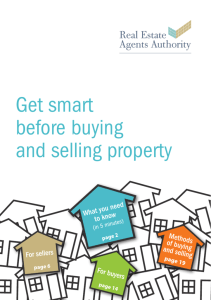 Get smart before buying and selling property