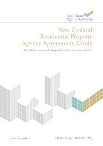New Zealand Residential Property Agency Agreements