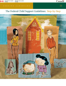 The Federal Child Support Guidelines
