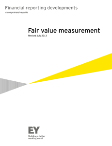 Financial reporting developments: Fair value measurement