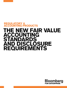 The New Fair Value Accounting Standards