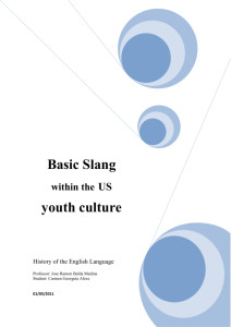 Basic Slang youth culture