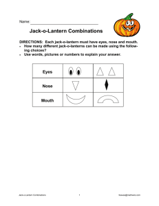 Jack-o-Lantern Combinations