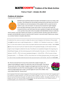 Problem of the Week Archive Trick-or-Treat!
