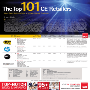 Dealerscope Top 101 Retailers 2014
