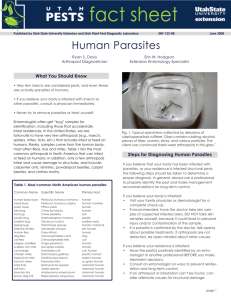 Human Parasites - Utah State University Extension