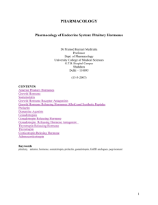 pituitary Hormones