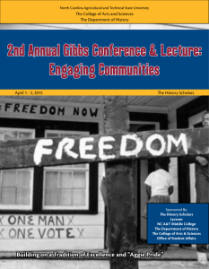 The 2015 Gibbs Conference Program