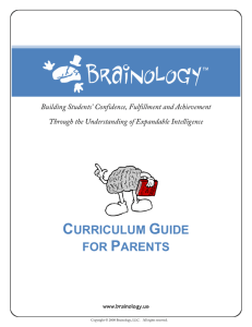 curriculum guide for parents