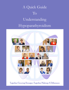 A Quick Guide to Understanding Hypoparathyroidism