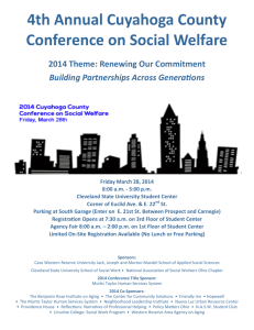 Program - National Association of Social Workers Ohio Chapter