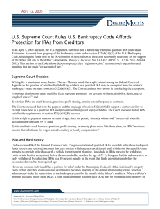 US Supreme Court Rules US Bankruptcy Code