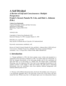 A Self Divided: A Review of Self and Consciousness: Multiple