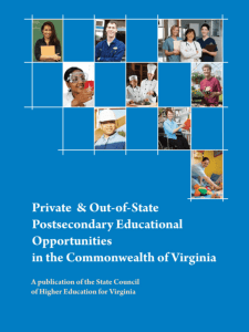 POPE - State Council of Higher Education for Virginia