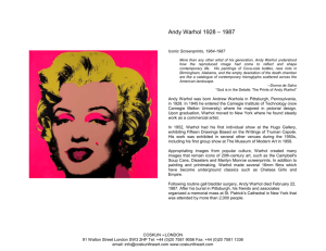 Andy Warhol Screenprints