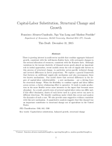 Capital-Labor Substitution, Structural Change and