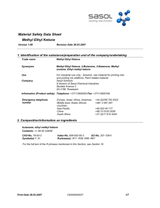 Safety Data Sheet - English