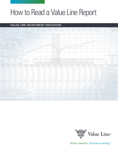 How to Read a Value Line Report