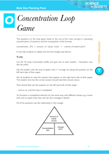 Concentration Loop Game