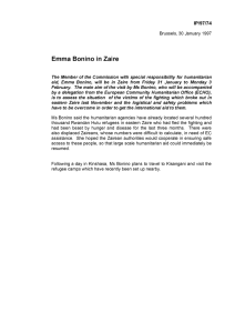 Emma Bonino in Zaire