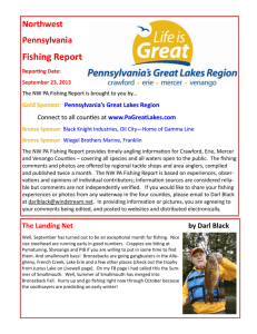 Fishing Report - French Creek Valley Conservancy